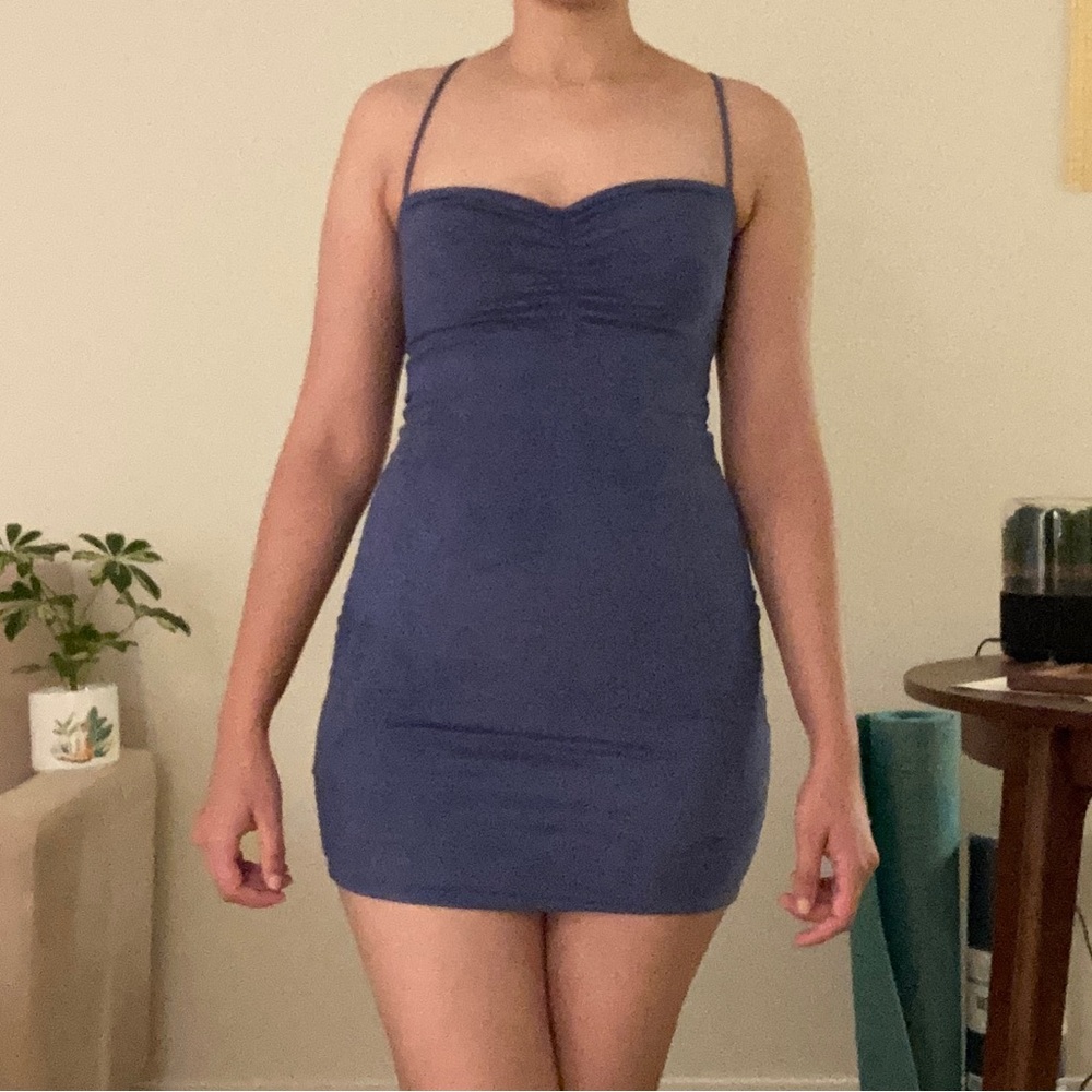 Lucy in the Sky Suede Dress